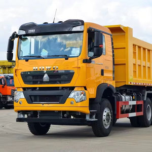 Camión volquete de rueda motriz 8x4 de servicio pesado chino Euro 2 estándar de emisión con cámara trasera para transporte minero en China - Product Image 1