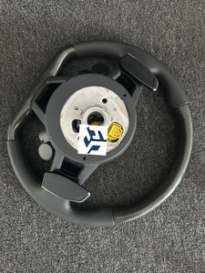 Volante de fibra de carbono personalizado con botón de inicio para <span class=keywords><strong>Audi</strong></span> RS5 A5 RS4 RS3 TT <span class=keywords><strong>RS</strong></span> <span class=keywords><strong>4</strong></span> 5 6 7 A4 A6 diseñado para modelos R8 - Product Image 6