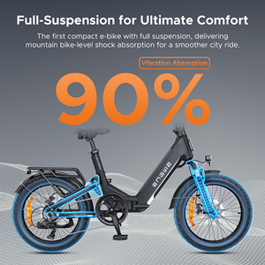 Bicicleta Eléctrica Urbana Engwe L20 3.0 Boost, Sensor de Torque de 75 Nm, Potencia de 135 KM de Autonomía, Conducción Suave, Suspensión Completa Todoterreno - Product Image 2