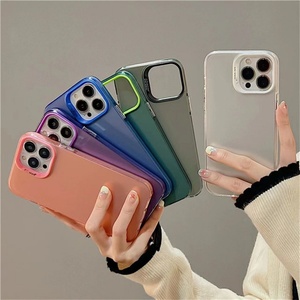 เคสโทรศัพท์สีเงินหรูหราขายส่ง สำหรับ iPhone 17 Air 16 15 Plus 14 13 12 11 Pro Max  แบบกันกระแทก ด้านหลังแบบด้าน - Product Image 3