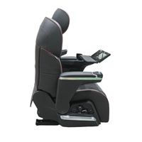 Asiento de Coche Eléctrico Multifuncional de Cuero Genuino para MPV, Furgoneta, Autocaravana, con Calefacción, Ventilación y Masaje