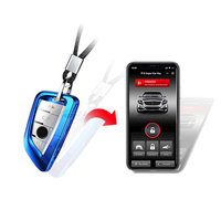 Kunci Baru Remote Control Cerdas Memulai dan Menghentikan Sistem Entri Kunci Pasif Satu Kunci untuk Memulai Alarm Mobil