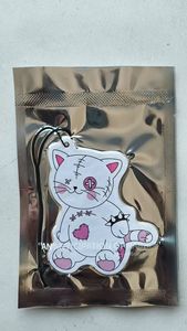 Eccellente Deodorante per Auto a Forma di Gatto con Patchwork di Coniglio - Fragranza Lussuosa e Complessa, Elegante Ornamento a Forma di Gatto per Auto e Casa - Product Image 2