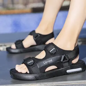 Nuovi sandali da uomo estate casual sandali da esterno pantofole scarpe da spiaggia per uomo plus size comfort all'ingrosso scarpe da uomo 2024