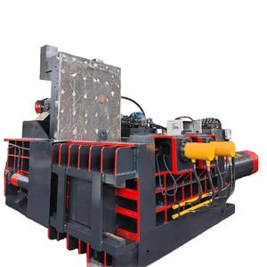 Presse à balles hydraulique de 100 tonnes pour <span class=keywords><strong>ferraille</strong></span> d'aluminium et d'acier inoxydable, copeaux de métal, avec moteur et roulement pour la briquetisation des copeaux d'acier - Product Image 6
