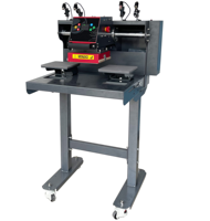 Presse à chaud semi-automatique électrique double station pour sublimation, vente directe usine, nouvelle machine d'impression de logos