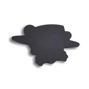 Aimant de réfrigérateur souvenir en acrylique personnalisé noir avec impression sérigraphique pour équipe de football - Product Image 4