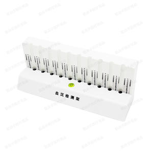 Support de tubes à essai Xinkang ESR Fast Detector à 10 puits avec tubes sous vide 9x120mm en PP - Product Image 4