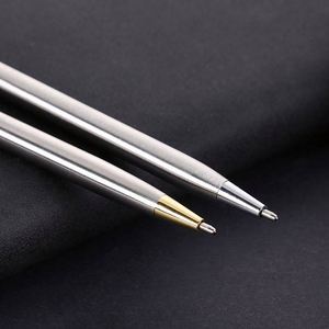 Custom Golden Touch <b>Pen</b> - Ballpoint in White, Black, Metallic, with Gold Accents, Ideal for <b>Gifts</b> & Office - Product Image 2