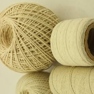 Filo di cotone 2mm per alimenti fai da te tessuto a mano arazzo colorato corda decorativa - Product Image 6