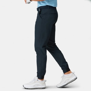 Pantalon de jogging de golf pour jeunes, coupe ajustée, léger, imperméable, anti-UV, avec revers extensibles, kaki, pour temps froid, grandes tailles - Product Image 5