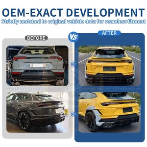 Diffuseur de pare-chocs arrière en carbone sec style 1016 pour Lamborghini Urus S & Urus Performante 2022-2026 - Product Image 2