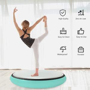 Tapis de gymnastique gonflable portable en PVC imperméable de 8 pouces d'épaisseur pour femmes, enfants, yoga, pistes gonflables - Product Image 5