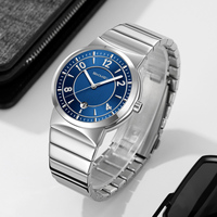 SKMEI 9401 Retro Limited Edition Sport-Modeuhr Quarzwerk Automatisches Datum Gehäuse aus Legierung Edelstahlarmband Glaszeiger