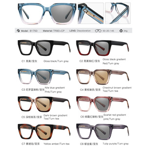 Gafas de Moda para Mujer 81750, Fotocromáticas, Anti Luz Azul, Inteligentes, con Cambio de Color, Protección UV, para Computadora - Product Image 3