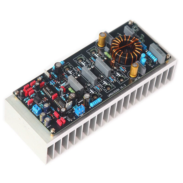 UAD1000W Mono high power digital power amplifier board fever Class D HiFi high fidelity with heat sink