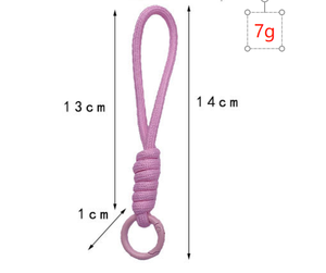 Cordón trenzado de cuerda de colores para cámara y teléfono móvil, cadena corta con dije, antipérdida, correa de muñeca para coche, llavero - Product Image 2