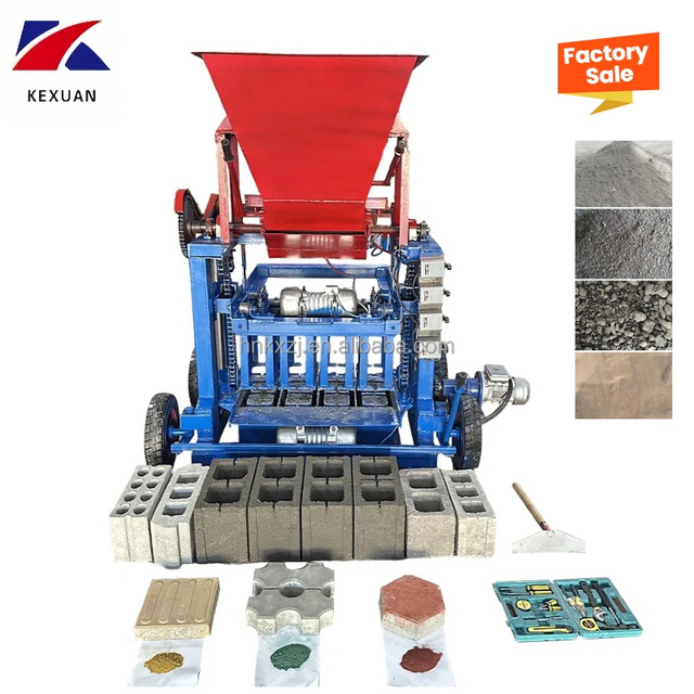 The Automatic Mobile Brick-making Machine Is a Multi-functional Cement Block-making Equipment.