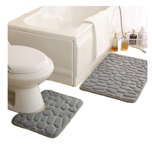 מחצלת אמבט סיטונאי 40*60 ס "מ אזור פוליאסטר שטיח עם אנטי החלקה גיבוי מים מהיר ספיגת מים - Product Image 4