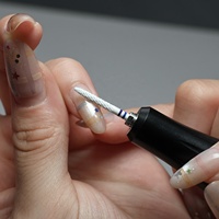 HYTOOS Embouts de ponceuse à ongles en céramique composite de 2 mm pour nettoyage sous les ongles, haute dureté, blanc, embout professionnel pour ponceuse électrique, pour nettoyage des cuticules et élimination du gel