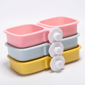Comedero Doble Colgante para Jaula, Antiderrames, de Plástico, para Mascotas Pequeñas, Cachorros y Gatitos - Product Image 6