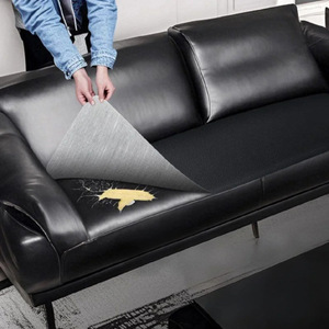 PVC Leather Self Adhesive Material 0.55mm Lychee Pattern For Sofa Seat Cushion Repair Furniture Home Furnishing - Product Image 1
