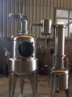 Multifunctionele vacuüm-schrapers concentrator voor fruitjam- en pureeproductie, roestvrij staal 316L, hoog rendement verdamper