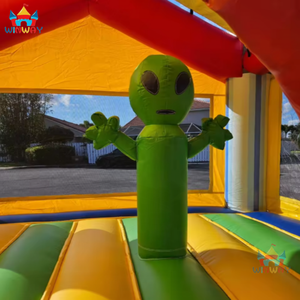 Castillo Inflable Comercial de PVC para Exteriores, Diseño de Nave Espacial Alienígena, Fácil de Instalar, 13x13x15 pies - Product Image 5