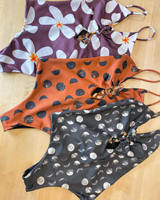 Vente en gros de bikinis durables écologiques et de maillots de bain réversibles pour filles ensemble de tankini à taille haute pour femmes sans couture
