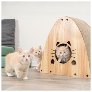 Rascador de Cartón Acogedor para Gatos, Rascador de Madera Personalizado para Gatos, Fabricante de Casas para Gatos, Proveedor de Rascadores Corrugados de Vietnam - Product Image 2