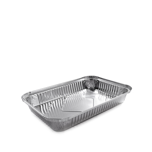 50 contenitori di alluminio monouso 6 porzioni (318x214x39mm)-alta qualità per la cottura e lo stoccaggio - Product Image 1