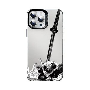 Étui de téléphone en TPU DIY <span class=keywords><strong>Manga</strong></span> Anime Swordsman avec peinture UV, argent métallique, antichoc, anti-traces de doigts, 17/16/15/<span class=keywords><strong>14</strong></span> Pro Max - Product Image 6