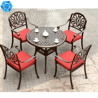 Table et chaises en bois ensembles salle à manger jardin métal pas cher Style français Style américain loisirs de plein air plastique moderne acier galvanisé