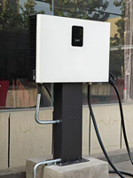 Chargeur rapide DC Emobility pour véhicules électriques 60 kW, station de recharge murale pour véhicules électriques