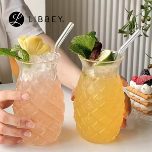 Vaso de Piña Libbey Original de Fábrica, 500ml, en Stock, para Cócteles, Cerveza, Refrescos, Jugos, Estilo <span class=keywords><strong>Tiki</strong></span> Bar - Product Image 1