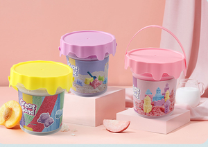 الجذعية لعبة الحسية ماجيك القطن دلو الرمل عدة الإبداعية الفن الرمال اللعب للبنين والبنات - Product Image 4