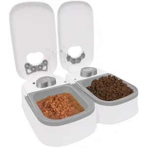 2024 Higher Quality 2 In 1 Automatic Pet Feeder For Small Pets Dogs Cats Durable Multi Functions Timer Pet Feeder