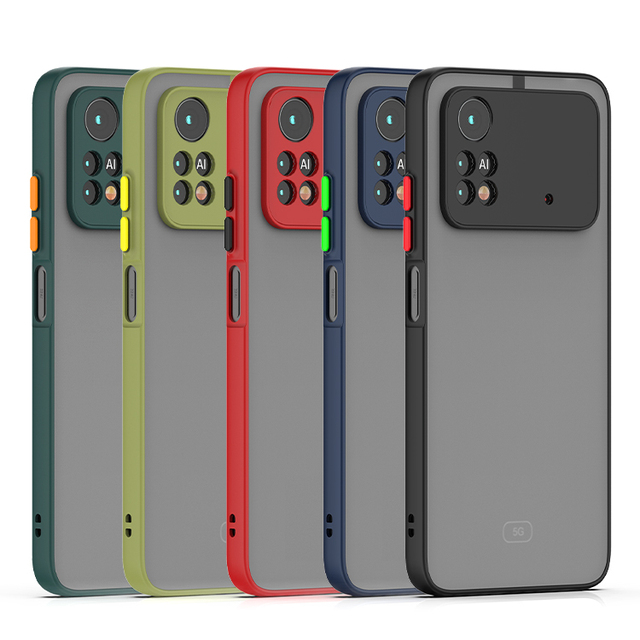 2022 Best Selling Product Accurate Hold Skin Feel Transparent Frosted Tpu Pc Phone case for Xiaomi Poco X4 M4 Pro F4 GT 5G