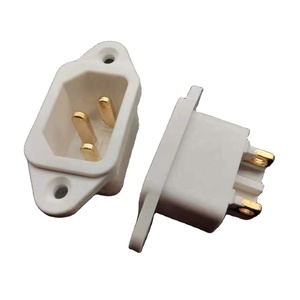 Đầu Nối Ổ Cắm Điện Đầu Vào Bảng Nam 3P IEC 320 C14 <span class=keywords><strong>AC</strong></span> 250V 15A - Product Image 1