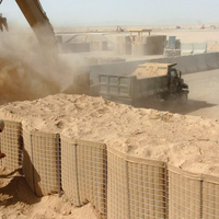 Conception personnalisée bastion de récupération de sable géotextile barrière défensive mur de clôture pour les besoins de sécurité temporaires