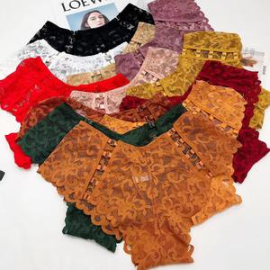 Celana Dalam Wanita Muda Berkualitas Tinggi Model Renda Stylish Pengiriman Cepat Pakaian Dalam Seksi Tanpa Jahitan Ukuran Besar untuk Wanita Gemuk Fashion Plus Size - Product Image 3