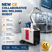 Robot collaboratif à 6 axes pour la soudure MIG d'acier inoxydable, d'aluminium et de métaux, avec programmation gratuite, homologué CE