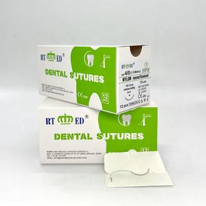 Rtmed Dentale Niet-Absorbeerbare Nylon/Zijde Hechtingen Chirurgische Hechtdraad Hechtingen Met Naald - Product Image 2