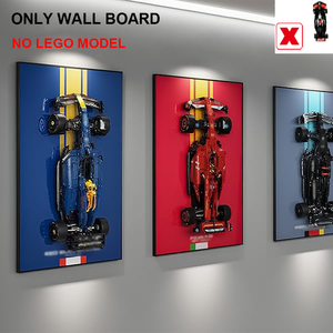 Marco de Fotos Acrílico 1:8 para Decoración de Sala de Estar o <span class=keywords><strong>Entrada</strong></span>, con Bloques de Construcción de Coche de Carreras con Luz, de Alta Definición - Product Image 1