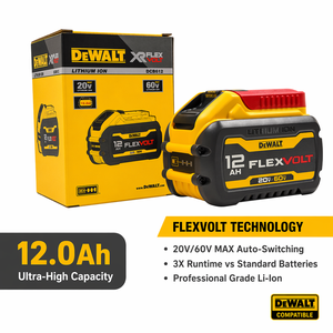 Baterai Pengganti Kompatibel dengan DEWALT DCB612 20V/60V FLEXVOLT 12.0Ah |   21700 Sel Baterai Output Tinggi |   Grosir Massal OEM - Product Image 1