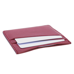 Cartera minimalista de piel curtida vegetal para hombre, tarjetero, cartera delgada para hombre - Product Image 4