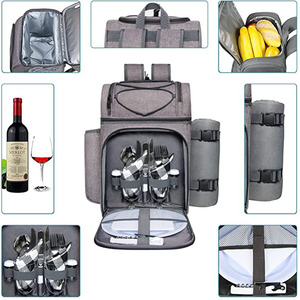 Custom <strong>Cooler</strong> Bags Backpack 4 Sets of Cutlery Bags Thermal Insulation Bagpack for Picnic Waterproof Refrigerate Ice <strong>Back</strong> <strong>Pack</strong> - Product Image 3