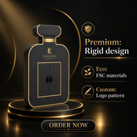 Boîte de calendrier de l'avent pour parfum Ramadan, 30 jours, emballage cadeau en papier rigide, logo personnalisé, boîte PR