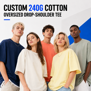 LEOTUDE T-shirts amples à manches mi-longues et col rond en jersey de coton mélangé pour femme (GRL_FS49_BOSTN_NVVY_<span class=keywords><strong>P</strong></span> Bleu marine) - Product Image 1