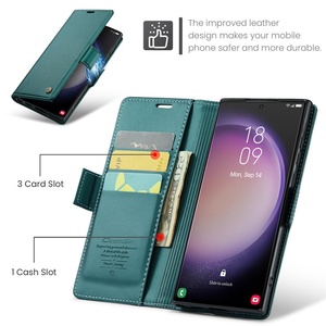 Funda Cartera de Cuero CaseMe <span class=keywords><strong>023</strong></span> con Hebilla y Protección RFID para <span class=keywords><strong>Samsung</strong></span> <span class=keywords><strong>Galaxy</strong></span> S26 Ultra S25 Edge S24 Plus S23 FE S22 S21 con Bolsillo para Tarjetas de Crédito - Product Image 1